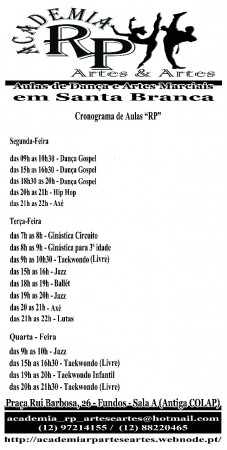 CRONOGRAMA DE AULA SEGUNDA A QUARTA